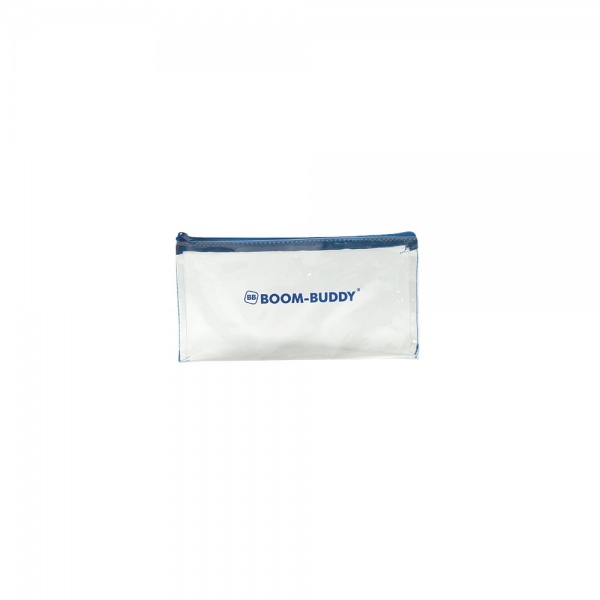 Boom-Buddy Transparent Zipper Case